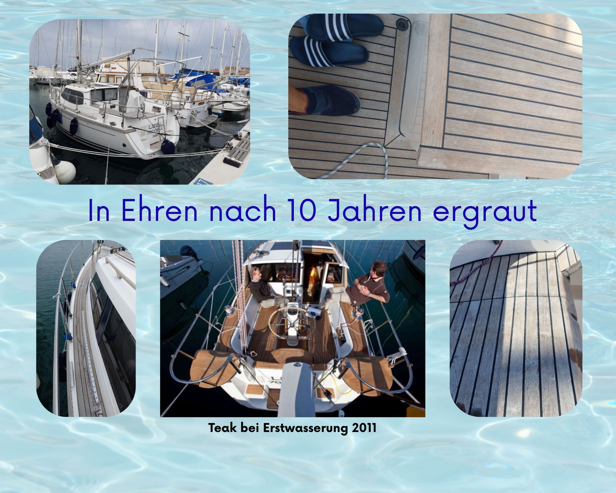 Nach 10 Jahren im Alter ergraut